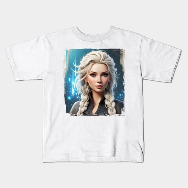 Elsa Kids T-Shirt by Tiago Augusto